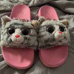 TY Beanie “Kiki” cat slides